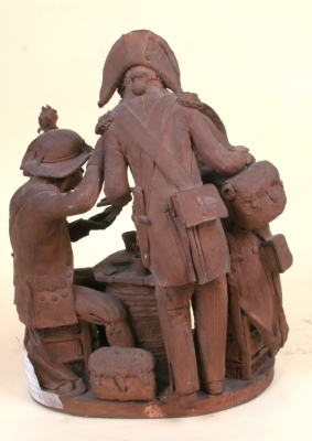 original terra cotta by Louis DELAVILLE 1763-1841 signed and dated 1809