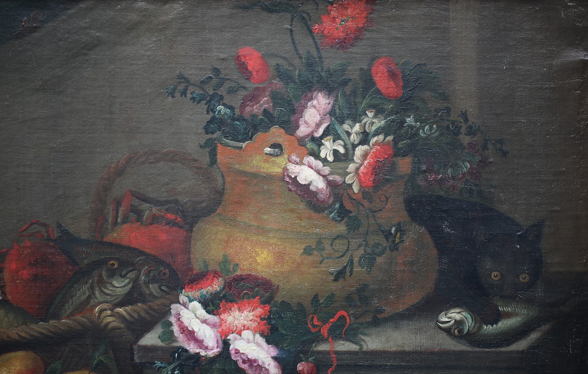 Oil on canevas Italian scholl 18th century