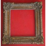 Wooden frame richly sculptured and gilded by style Louis XV time XIX ème