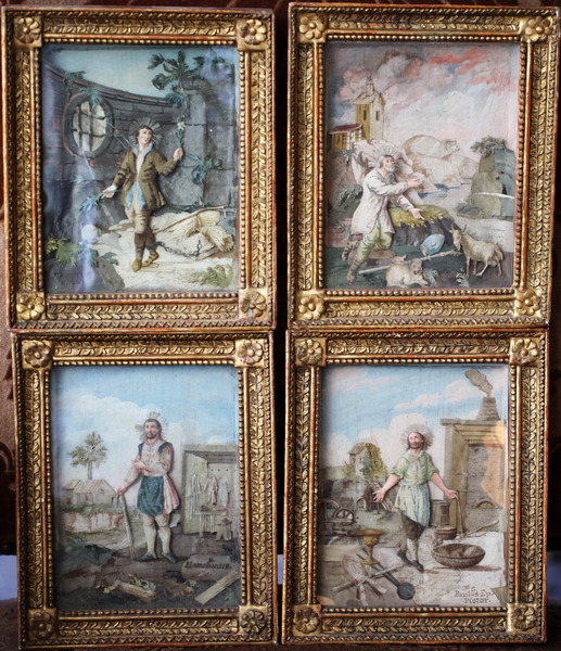 GRAVURES Habillées XVIII