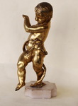 Golden bronze statuette 18th