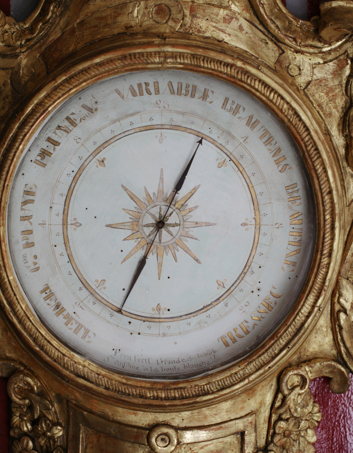 Barometer thermometer 18th