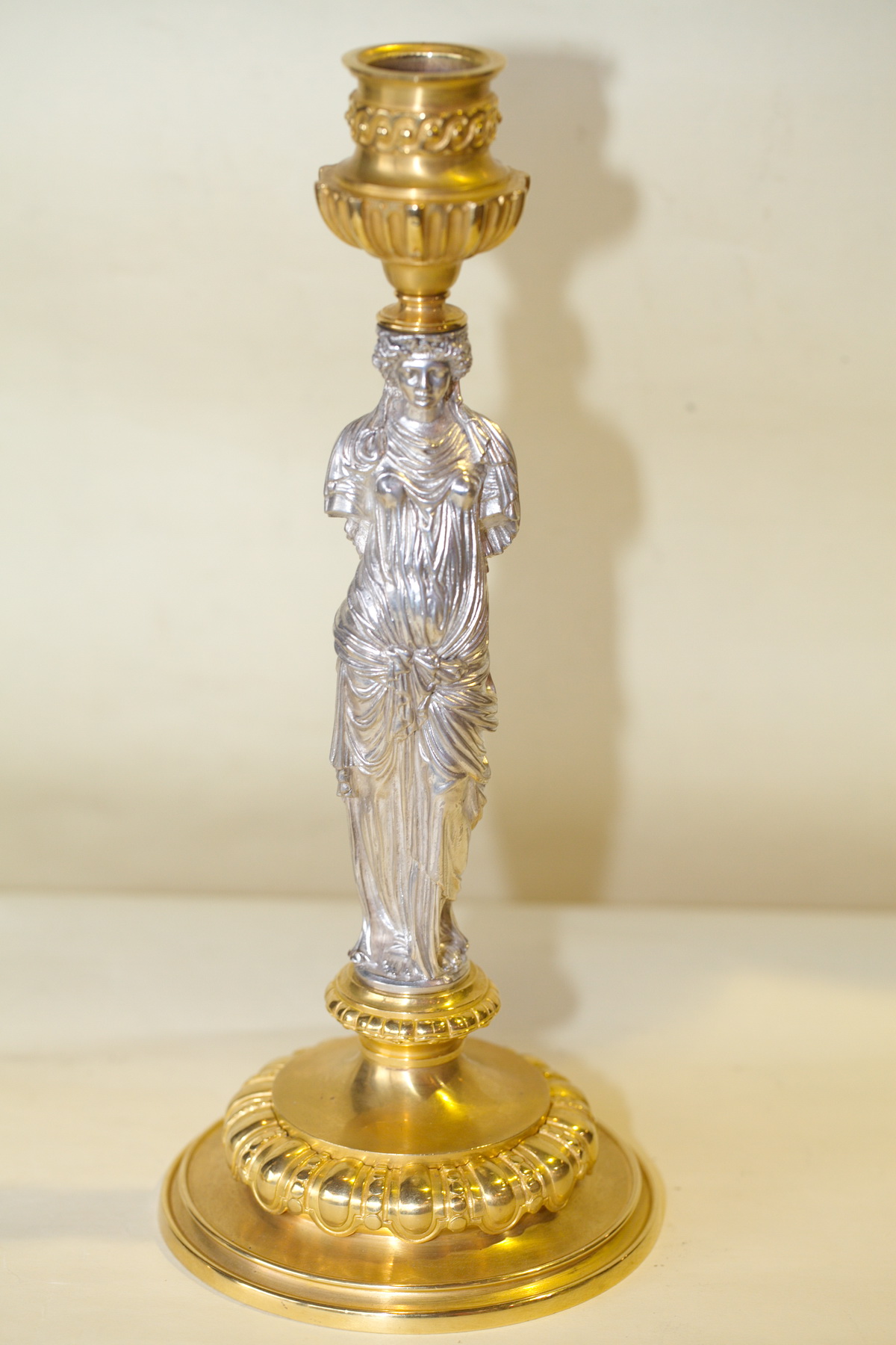 BARBEDIENNE & Co 4 bougeoirs 1880