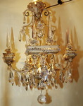 Chandelier BAGUES house circa 1940