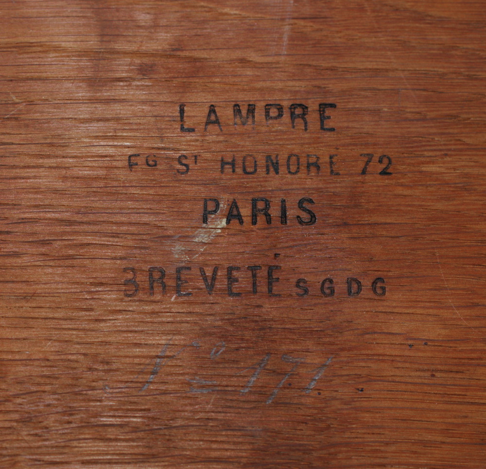 Table à jeu mouchoir 1870