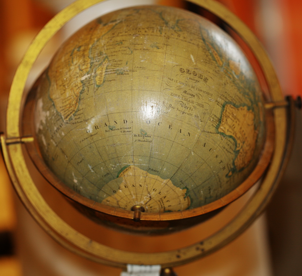 A Globe by delamarche 1872