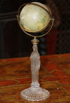 Globe terrestre Delamarche 1872