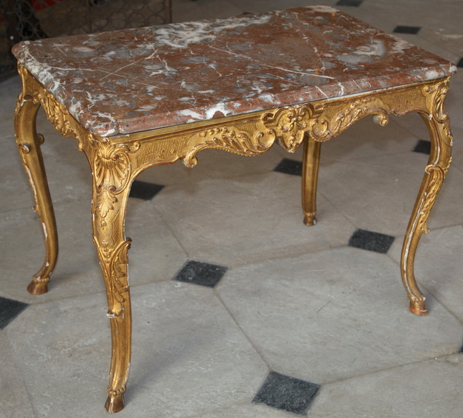 Table de milieu style régence circa 1880
