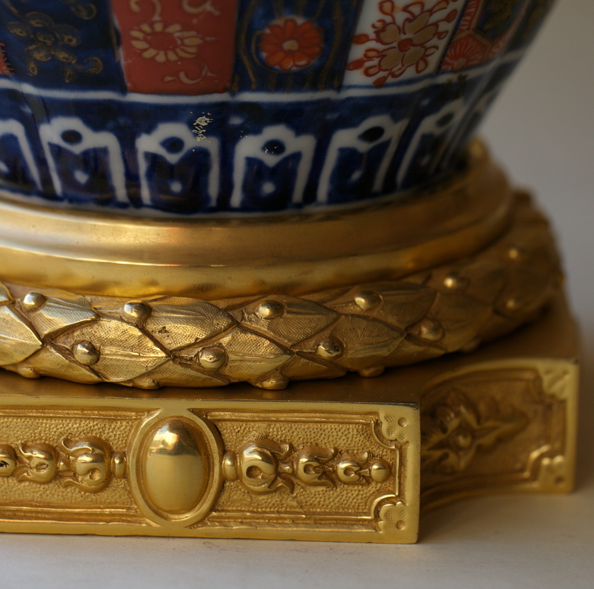 Paire de lampes imari fin XIX