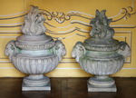 Paire de pots  feu style Louis XVI circa 1880