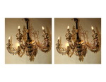 Pair of chandeliers circa 1850