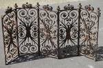 Fireplace screen circa 1880