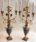 Paire de candelabres fin XVIII