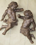 Pair of cherubs 18th