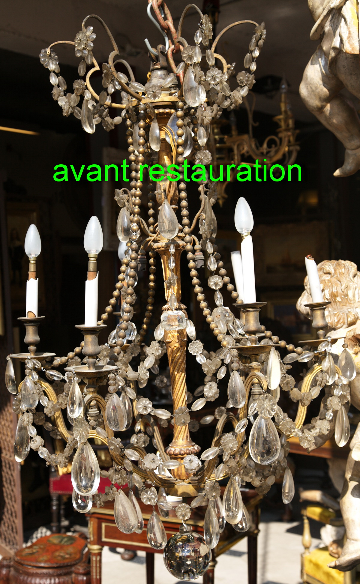 Lustre style Louis XVI début XXème