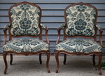 Paire de fauteuils Louis XV