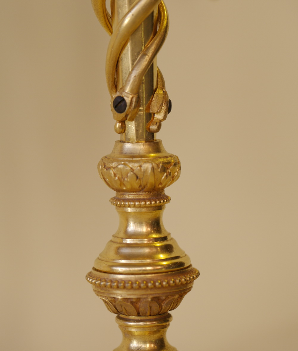 Paire de candélabres style Louis XVI circa 1880