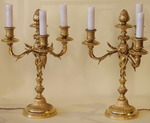 Paire de candélabres style Louis XVI circa 1880