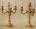 Pair of Louis XVI style candelabra circa 1880