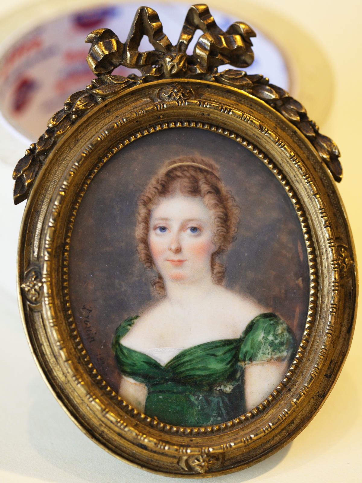 Miniature sur ivoire 1820