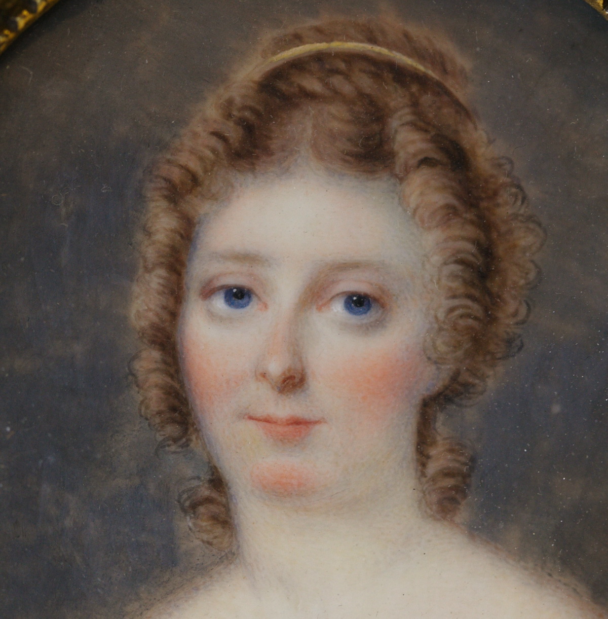 Miniature sur ivoire 1820