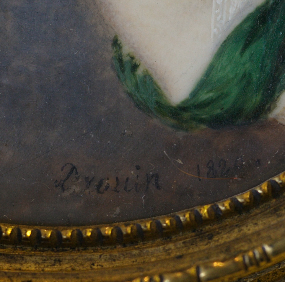 Miniature sur ivoire 1820