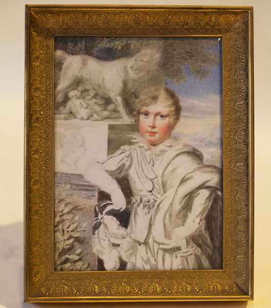 Ecole française XIX ème miniature