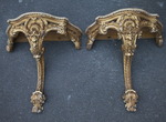 Pair of gilded wood consoles circa 1880