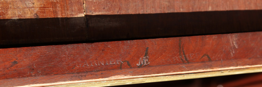 Received Pierre Garnier master in 1742