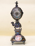 Clock in silver  circa 1850