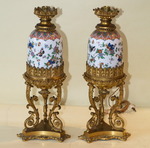 Paire de lampes GOTTEN Place des Victoires 1850