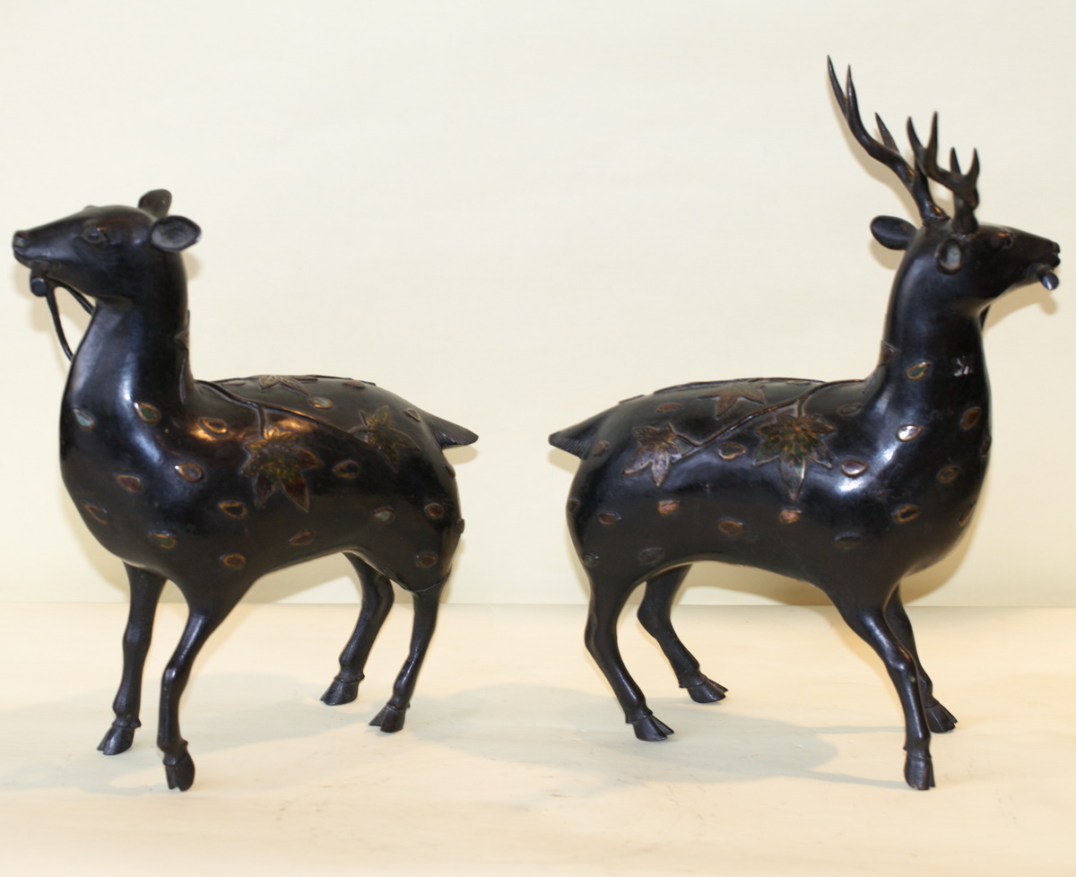Couple of Deer China 1850