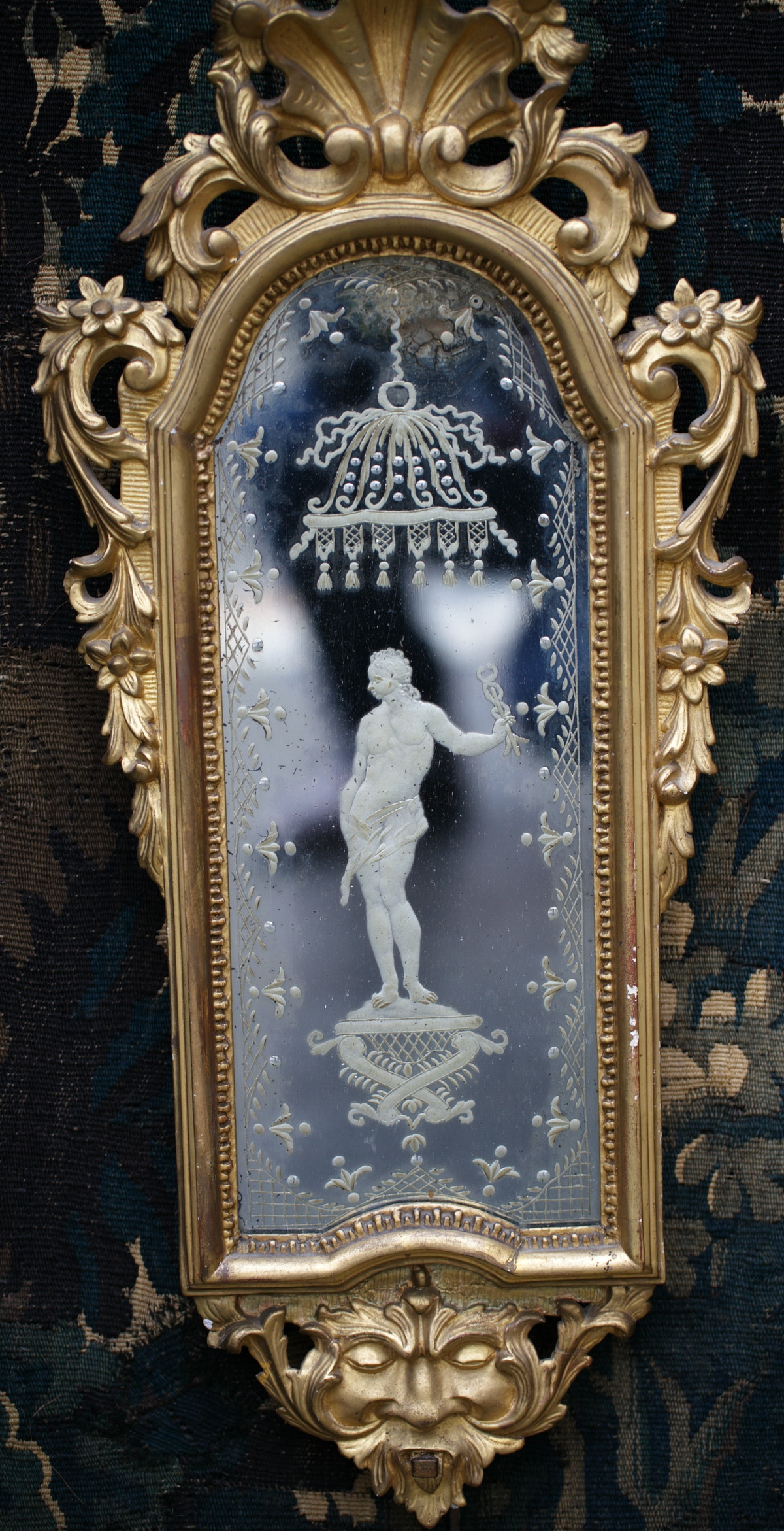 Miroirs d'appliques Venise fin XVIII début XIX