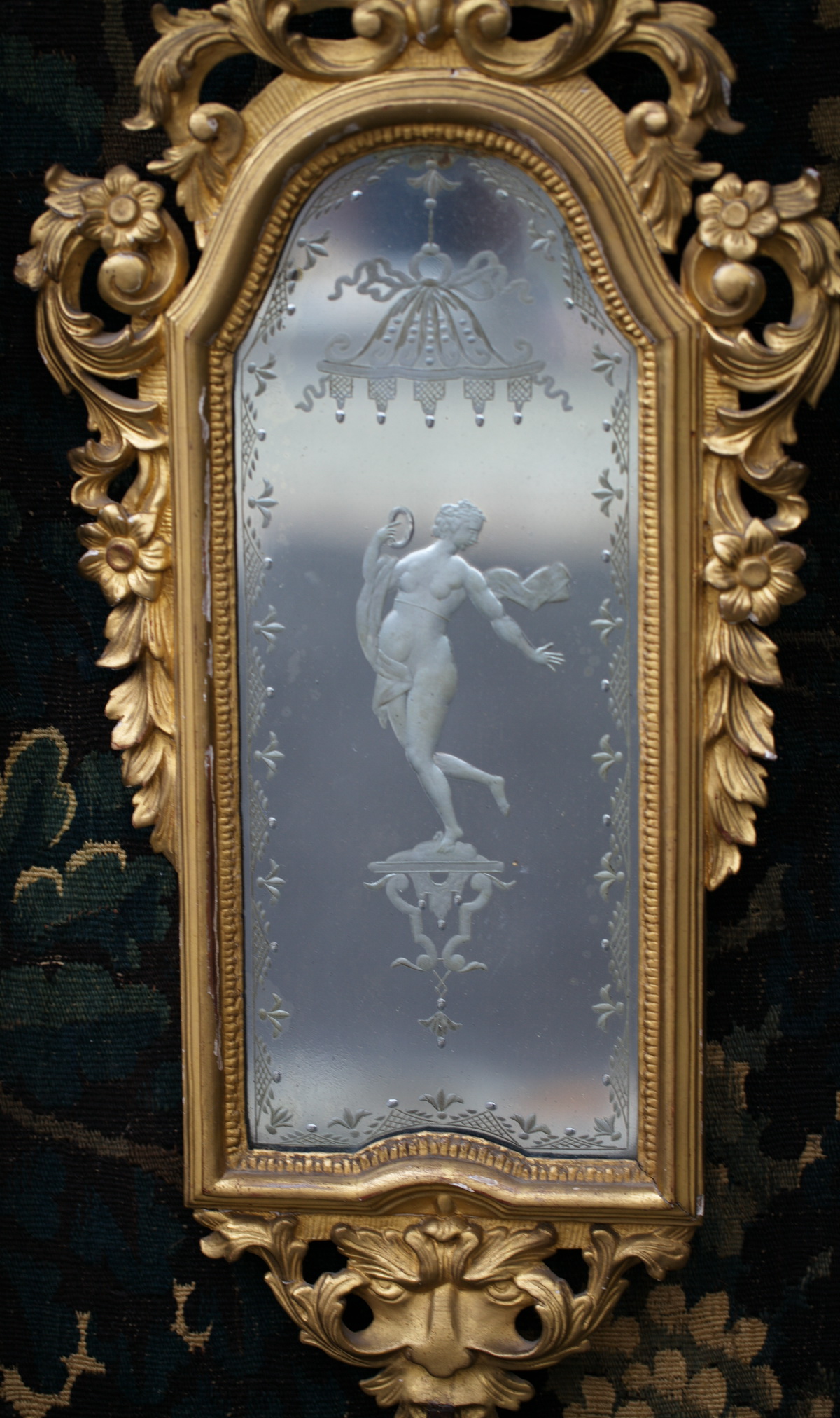 Miroirs d'appliques Venise fin XVIII début XIX