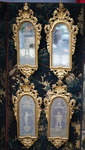 Miroirs d'appliques Venise fin XVIII dbut XIX