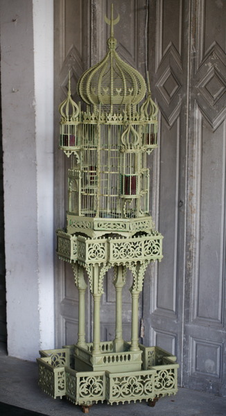 Cage à oiseaux vers 1880 style Ottoman
