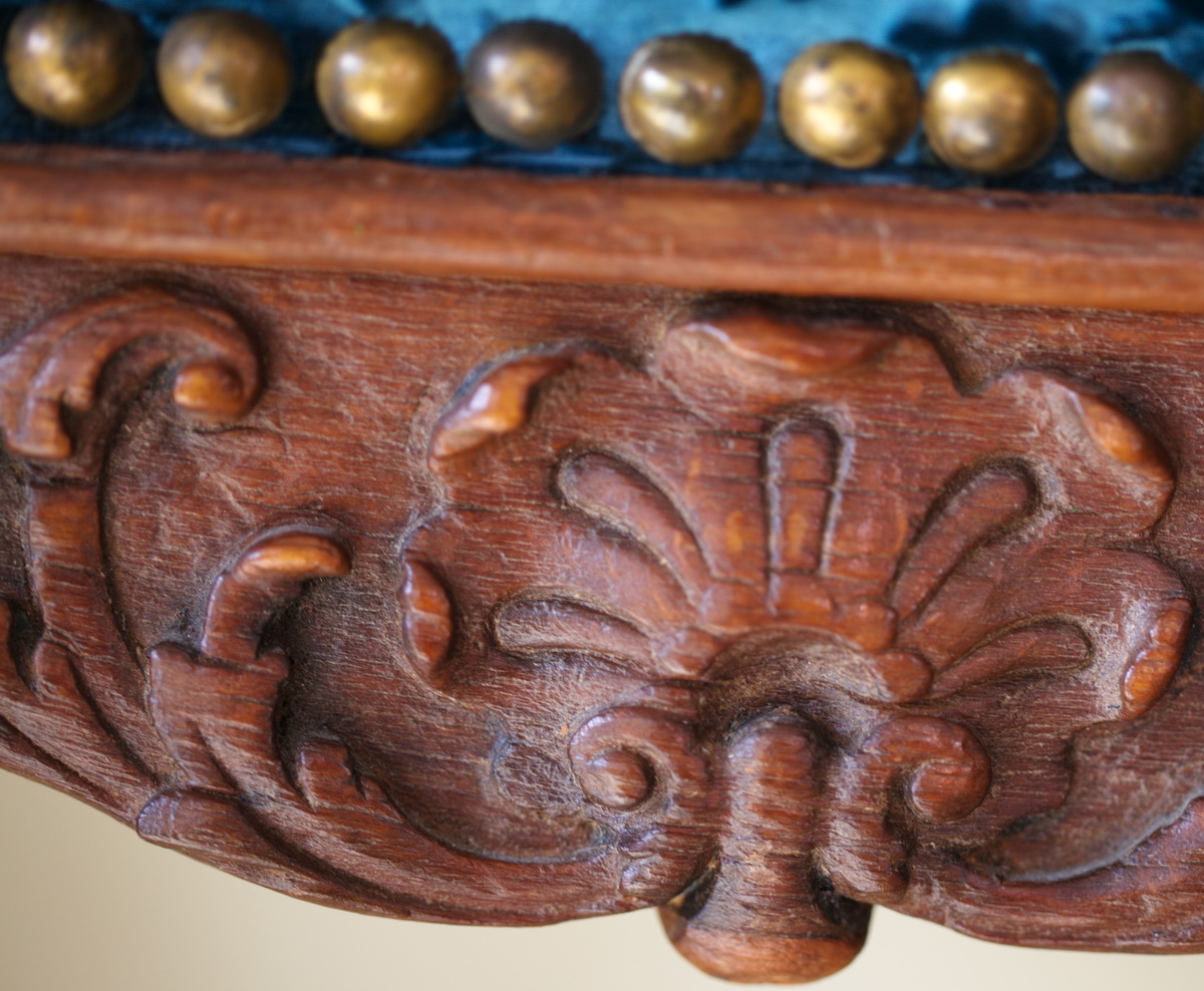 Paire de tabourets d'époque Louis XV