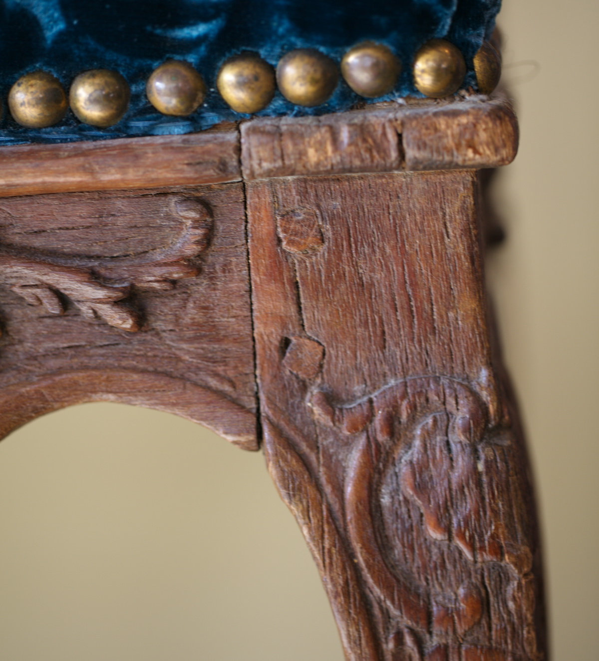 Paire de tabourets d'époque Louis XV