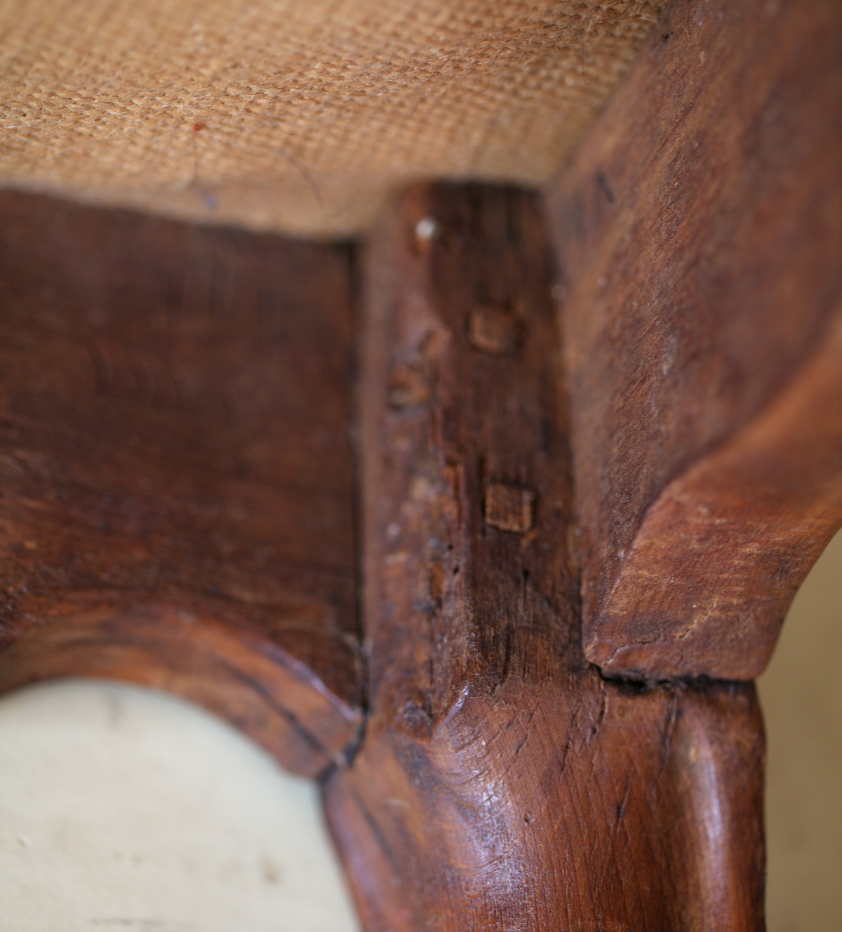 Paire de tabourets d'époque Louis XV