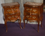 Paire de commodes Naples XVIII