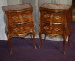 Paire de commodes Naples XVIII