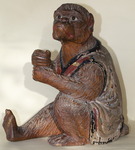 Singe bois sculpt circa 1880