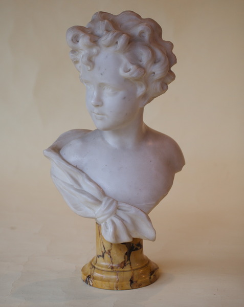 Bust of young man time XIX