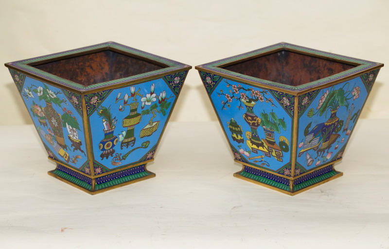 paire de jardinières chine fin XIX