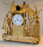 Empire period clock