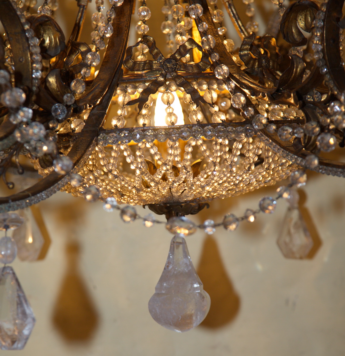 lustre de style XVIII italie début XX