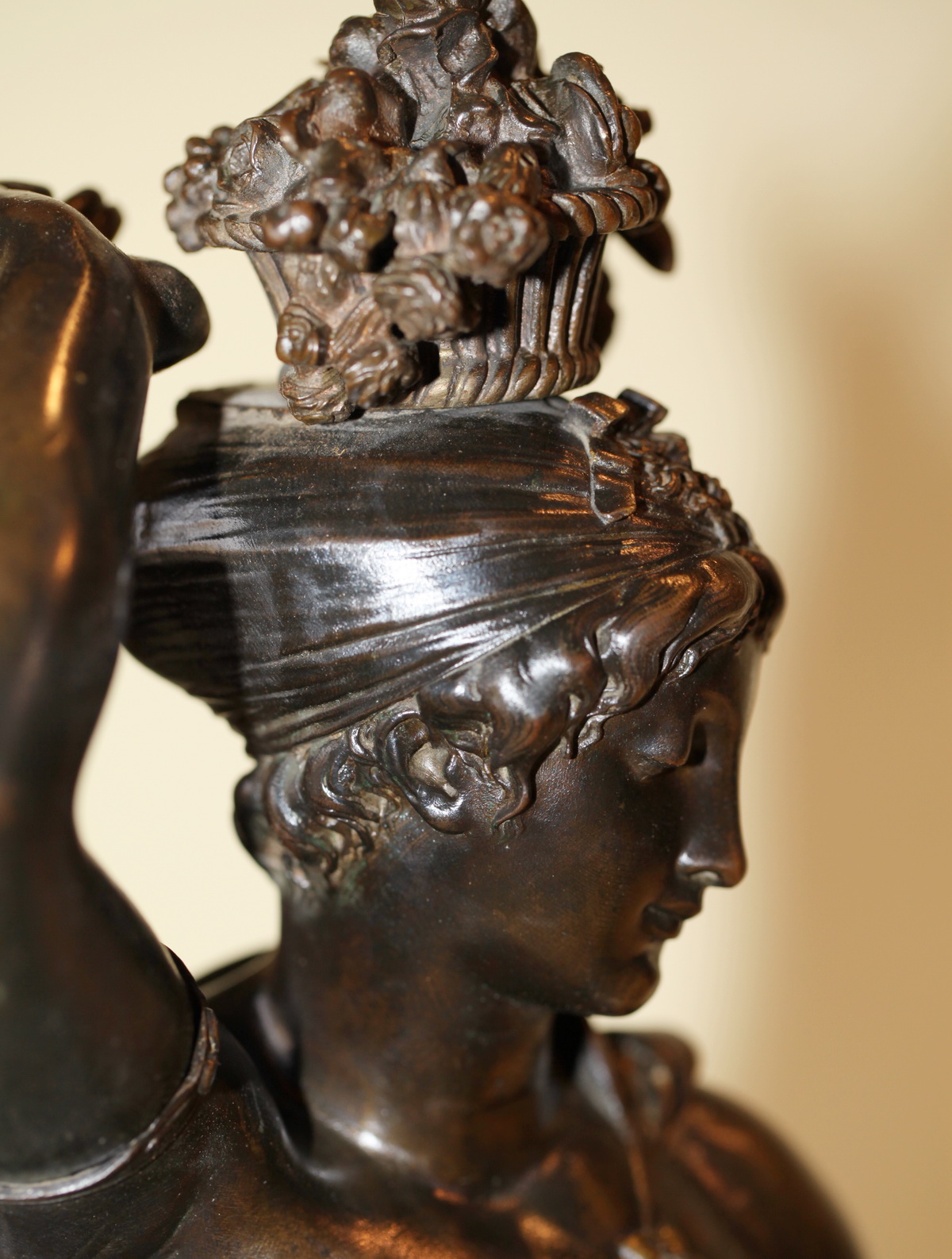 Pair of bronze sculptures
