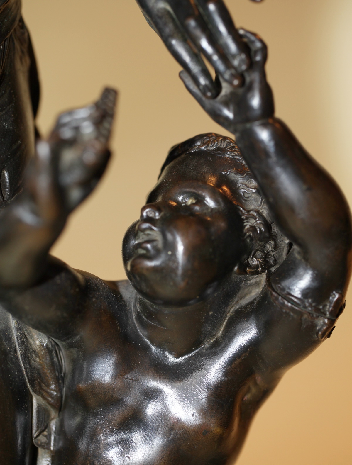 Pair of bronze sculptures