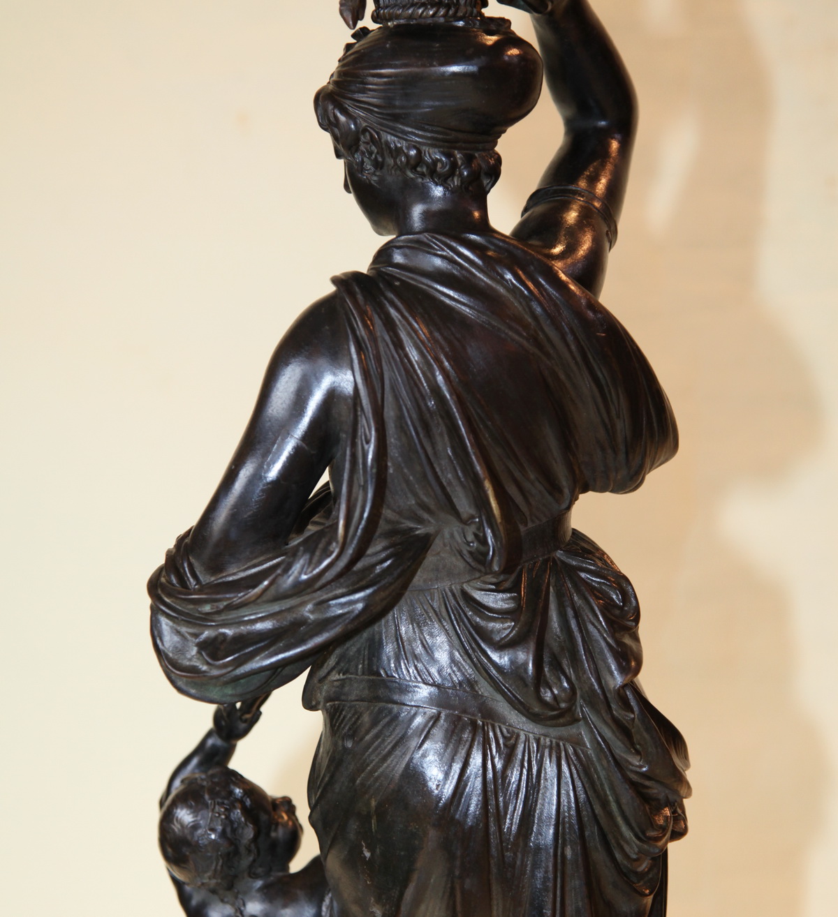 Pair of bronze sculptures
