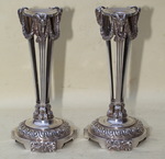 Pair of candlesticks silver Aucoc M.O